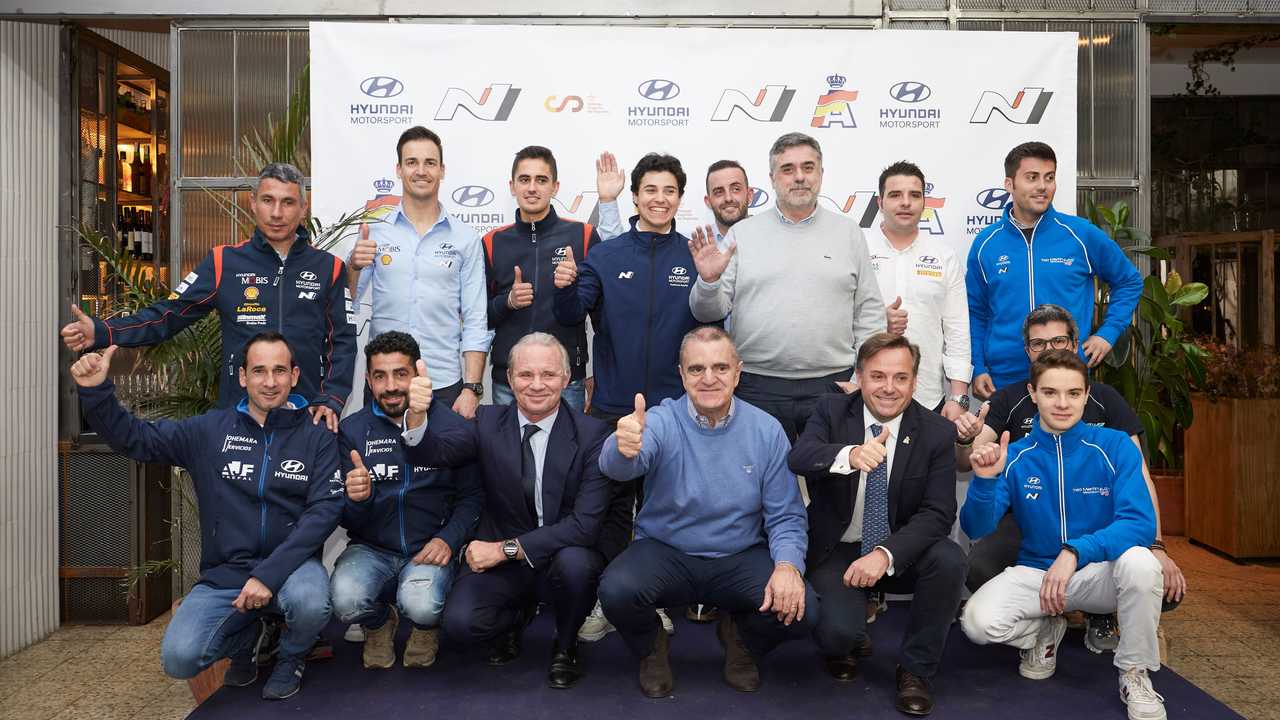 Hyundai reúne a sus pilotos de competición en España