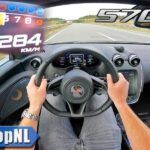 Velocidad de carretera de 176 mph en un McLaren 570GT