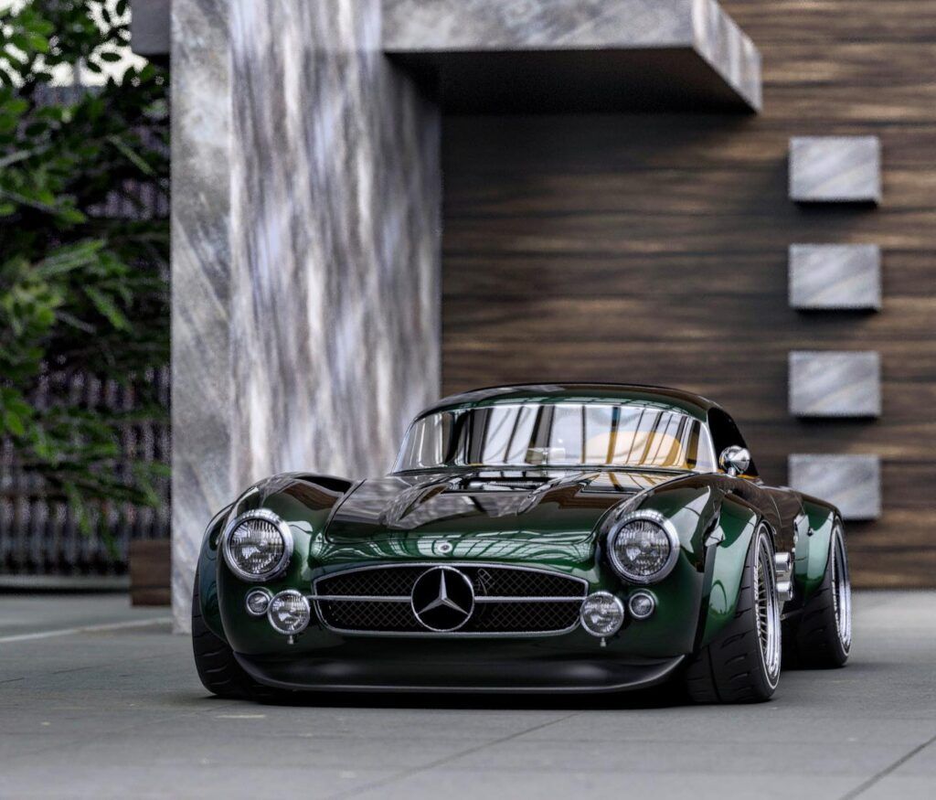 S-Klub se burla del nuevo Mercedes-Benz 300 SL Roadster Restomod