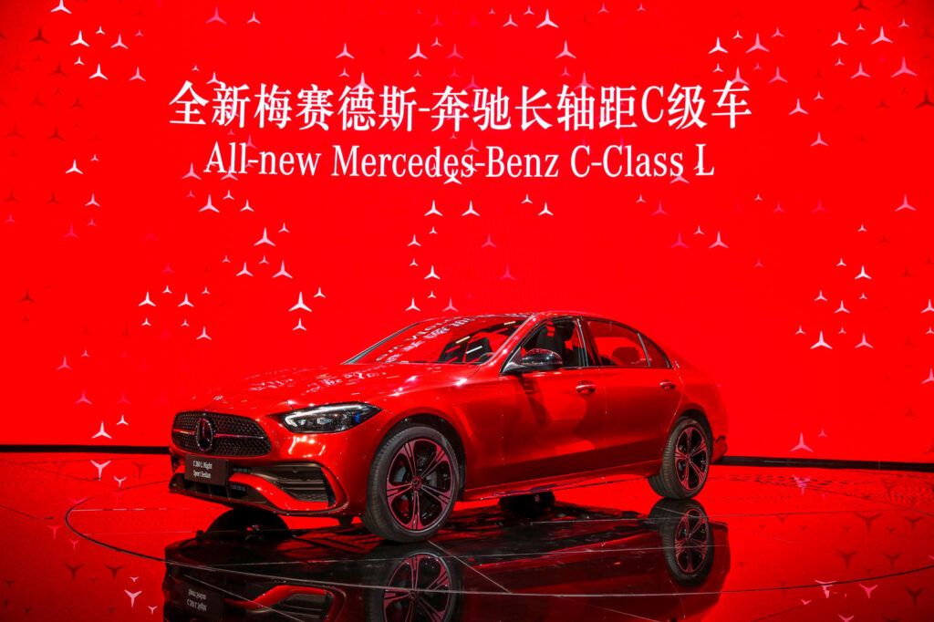 Se muestra el Mercedes-Benz CL-Class único de China