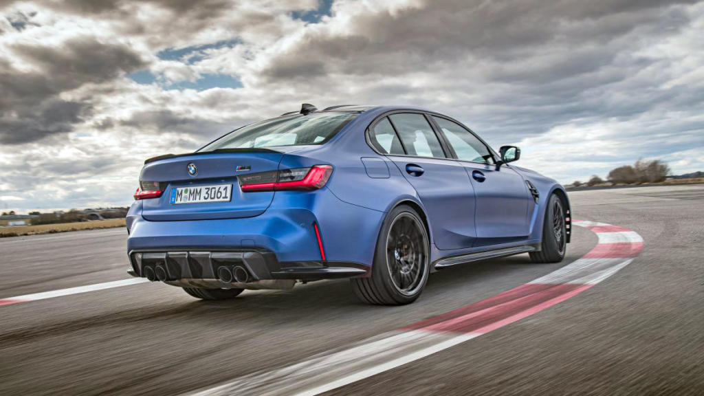 El nuevo BMW M3 y M4 Competition 2021: Primera prueba 6 BMW M4 azul trasero