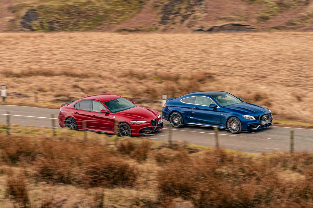 Prueba comparativa BMW M3, Mercedes-AMG C 63 S, Audi RS4 Avant, Alfa Romeo Giulia Quadrifoglio