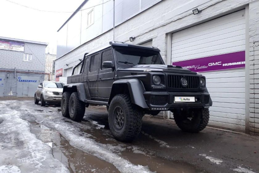 2002 Mercedes-Benz G500 se transforma en una bestia 6×6
