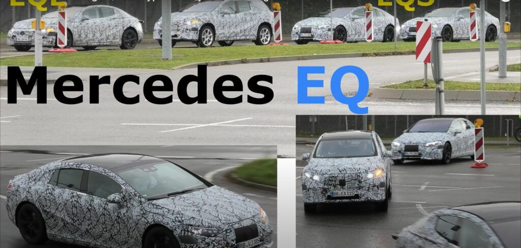 Dos SUV Mercedes-Benz EQS completamente eléctricos más EQE y EQS