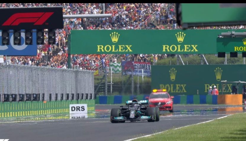 Lewis Hamilton, el único piloto en la línea de salida del Hungaroring