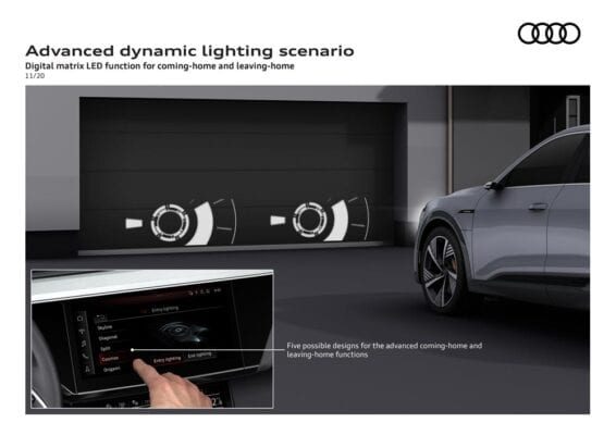 Tecnología de iluminación Audi