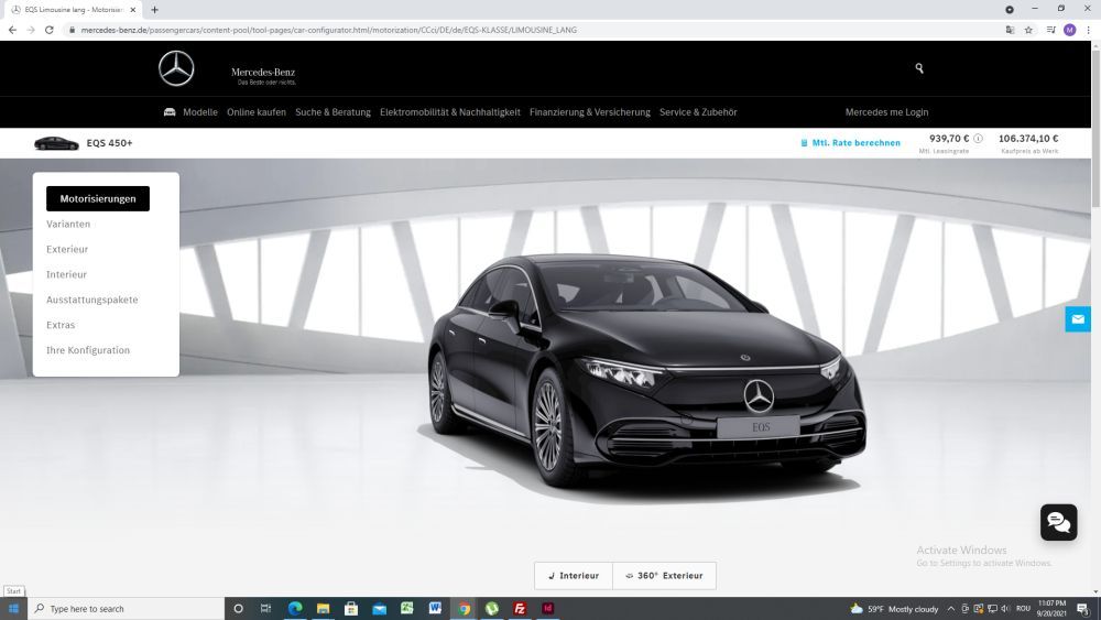 La primera comparación de equipamiento del Mercedes-Benz EQS 450+ y el Mercedes-Benz S 450