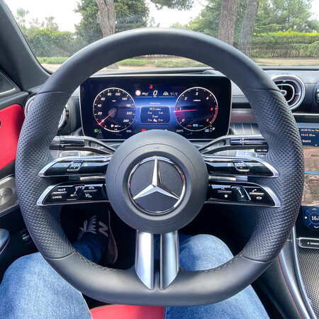 Prueba de contacto del volante Mercedes Clase C