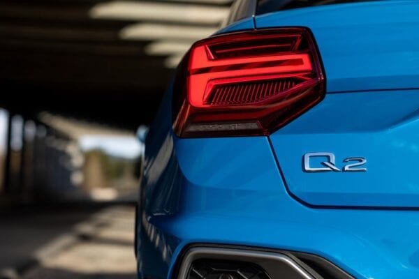 Detalle trasero del Audi Q2 2021