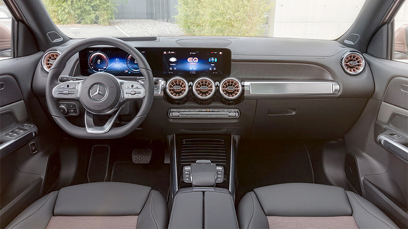 Salpicadero Mercedes-Benz EQB (2022) Foto de-Mercedes eqb 2022