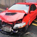 Chocó con Lancer Evo IX, que había ganado hace unas horas