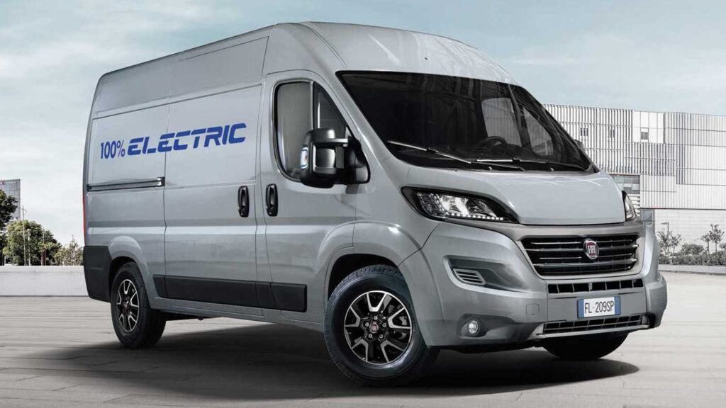 Este es el nuevo Fiat E-Ducato, una versión 100% eléctrica de la furgoneta