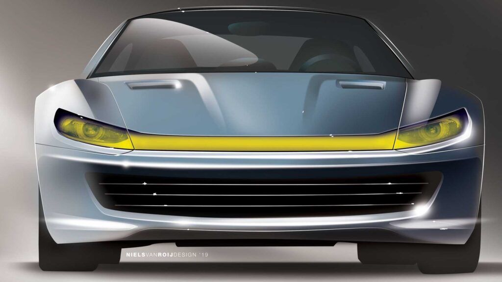 Ferrari Daytona Shooting Brake homenaje, diseño evolutivo