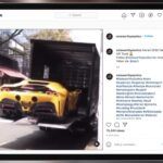 La increíble historia del Ferrari SF90 Stradale cayéndose del camión