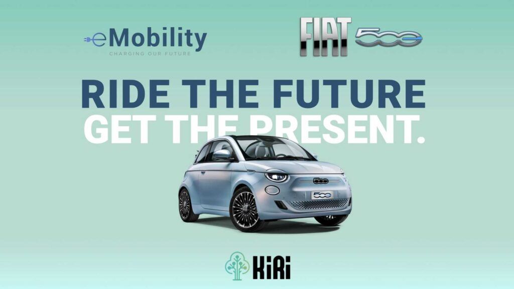 Conduce tu Fiat 500e para ganar KiriCoins y canjearlas por productos