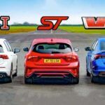 Volkswagen Golf GTI desafía a Ford Focus ST y Skoda Octavia RS