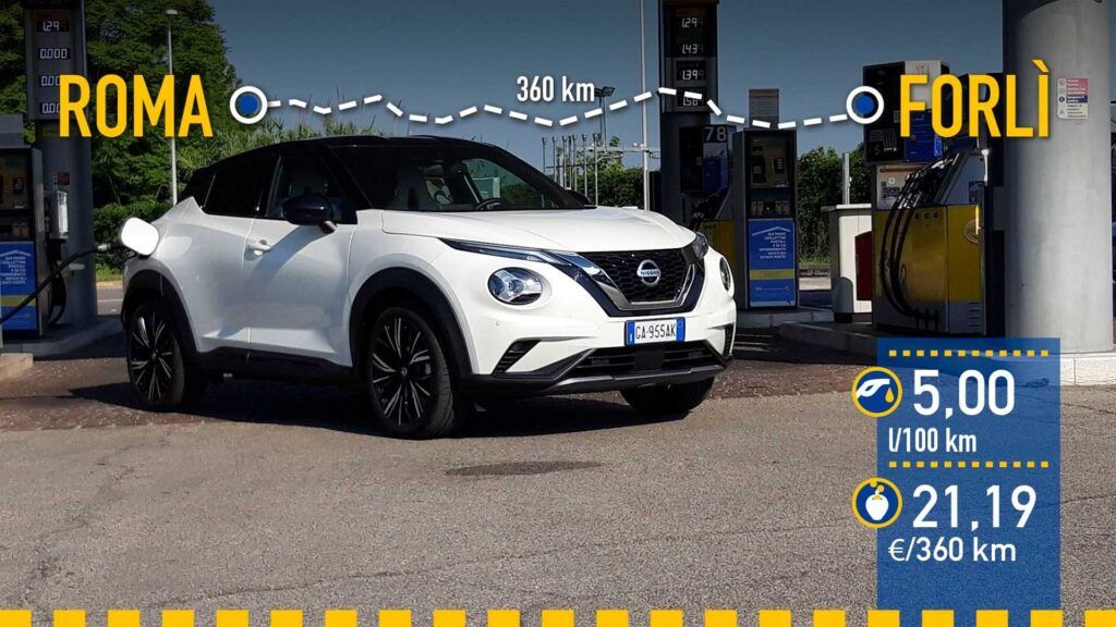 Nissan Juke DIG-T 2020: prueba de consumo real