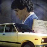 El Fiat 128 de Maradona se subastará de forma especial