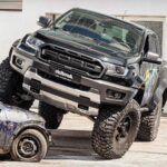 Este es un salvaje Ford Ranger Raptor fabricado por delta4x4. ha sido preparado