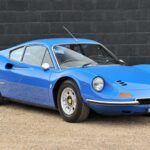 Este Ferrari Dino azul de 1972 podría ser tuyo