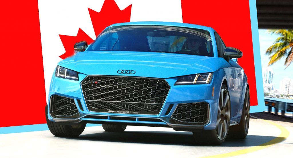 Debido a las regulaciones de emisiones, Audi eliminó el TT RS y RS 3 en Canadá.