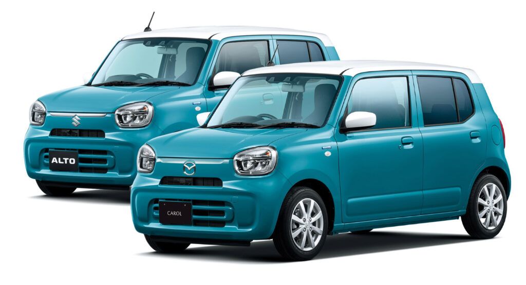 El nuevo Mazda Carroll es el gemelo idéntico de Suzuki Alto en Japón