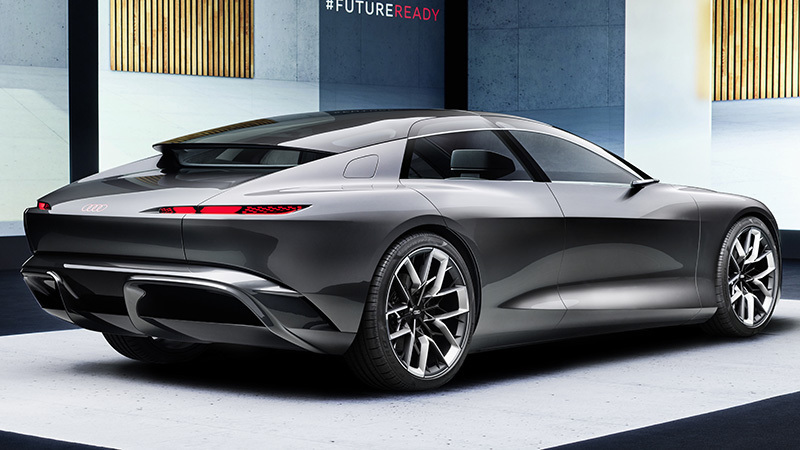 Audi Grandsphere Concept-Prototipo-Heck afuera Foto Audi Grandsphere concept