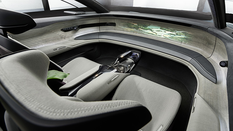 Audi Grandsphere Concept Car - prototipo de coche - cabina Foto Audi Grandsphere concept