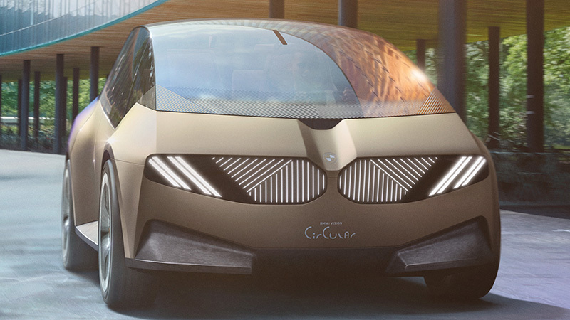 BMW i Vision Circular (prototipo) - exterior Foto prototipo c-bmw i-vision-round
