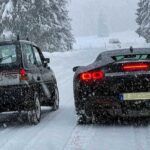 Fiat Panda 4×4 y Ferrari SF90 chocan en una carrera de resistencia helada