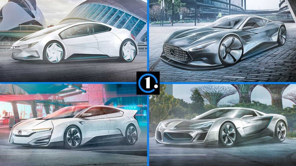 ¡Así se verán los 6 coches actuales en 2050!