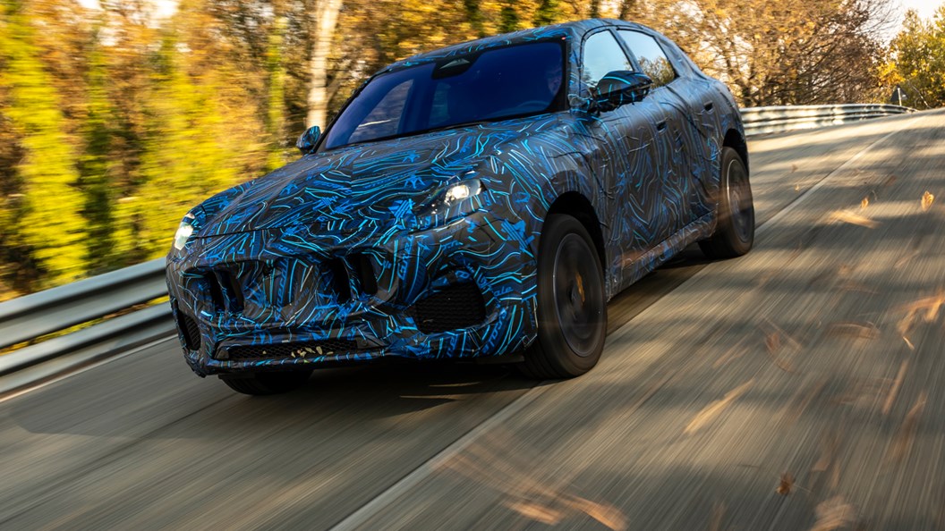 Prototipo Maserati Grecale 2021 en prueba: posibilidad de carenado