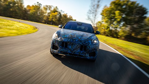 Prototipo Maserati Grecale 2021 en prueba: posibilidad de carenado