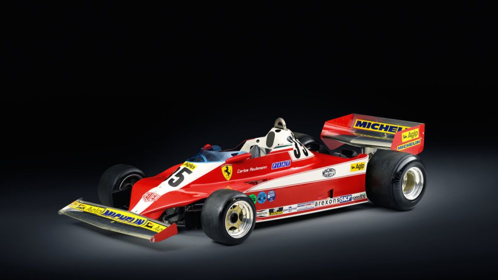 Un Ferrari 312 T3 de 1978 a la venta en una subasta