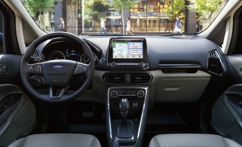 Interior de la Ford EcoSport 2020