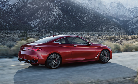 2020 Infiniti Q60 trasero 2020 Infiniti Q60 trasero