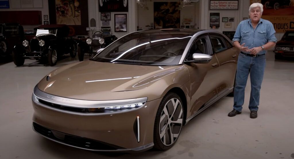 Primera experiencia de Jay Leno con 1.111 hp 2022 Lucid Air Dream Edition