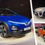 VinFast presentó los SUV eléctricos VF5, VF6 y VF7 en el CES y anunció los precios de los VF8 y VF9