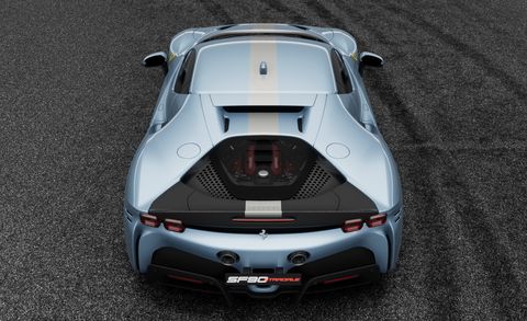 Ferrari SF90 2020 sufrió después 2020 Ferrari sf90 stradale parte trasera