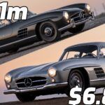 El Mercedes 300SL de aleación ultra-rara se vende por $ 6.8 millones en una subasta, lo que hace que el ala de gaviota de acero de $ 1.7 millones parezca casi asequible