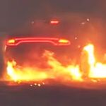 El nuevo Dodge Charger Hellcat se quema al intentar quemarse