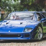 Un hermoso Ferrari F40 Azul, vendido un disco precioso