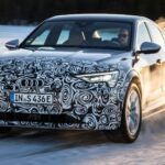 Audi se burla del E-tron Sportback revisado en las pruebas de invierno