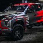 Mitsubishi Ralliart presenta el auto de rally Triton, insinúa variantes de camionetas y SUV sintonizadas