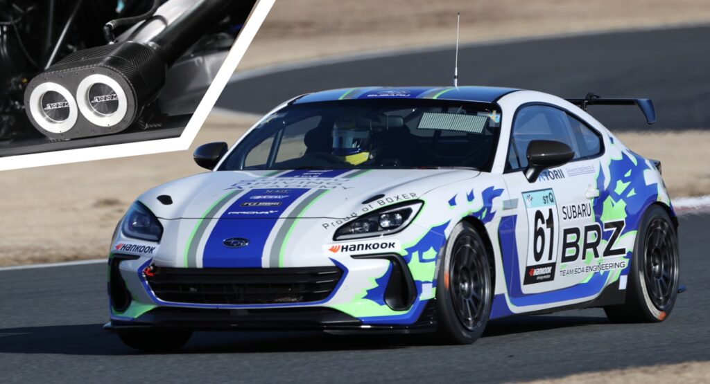 Subaru BRZ Concept Racecar prueba combustibles sintéticos neutros en carbono en Japón