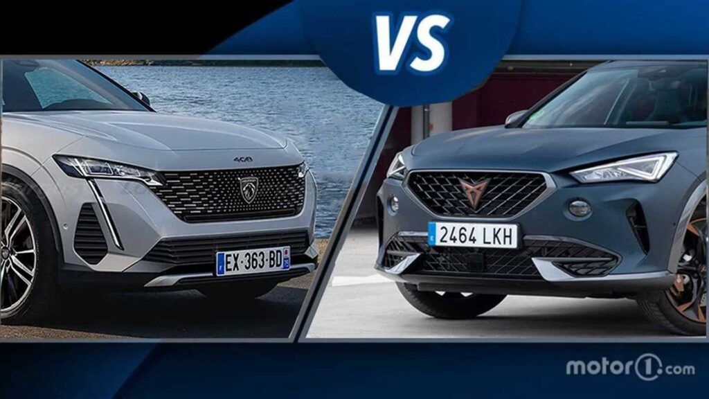 batalla de dos SUV cupé