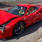 Accidente de un Ferrari 488 GTB ¡con tan solo tres kilómetros!