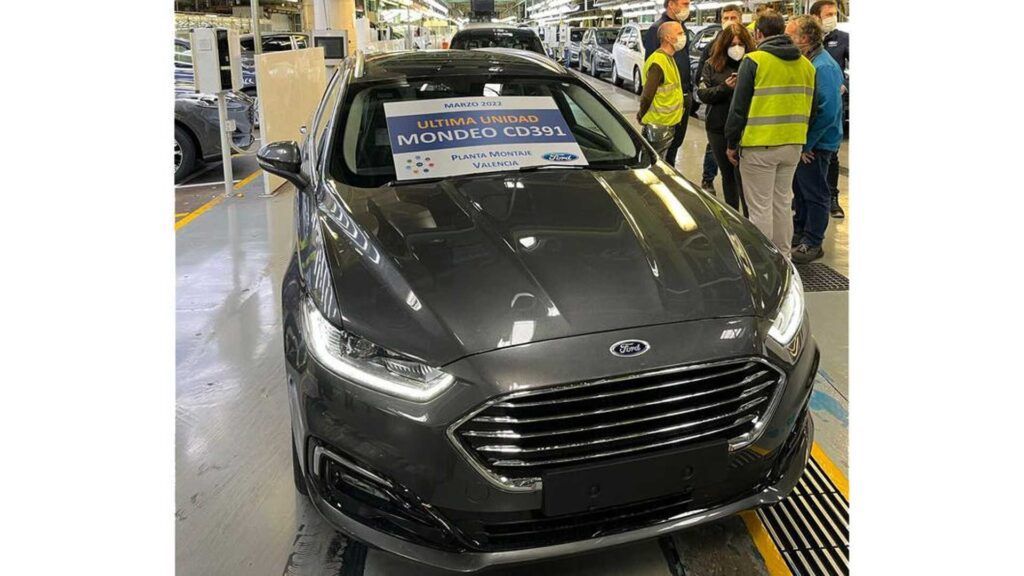 Conclusión de la producción del Ford Mondeo en Europa, tras casi 30 años