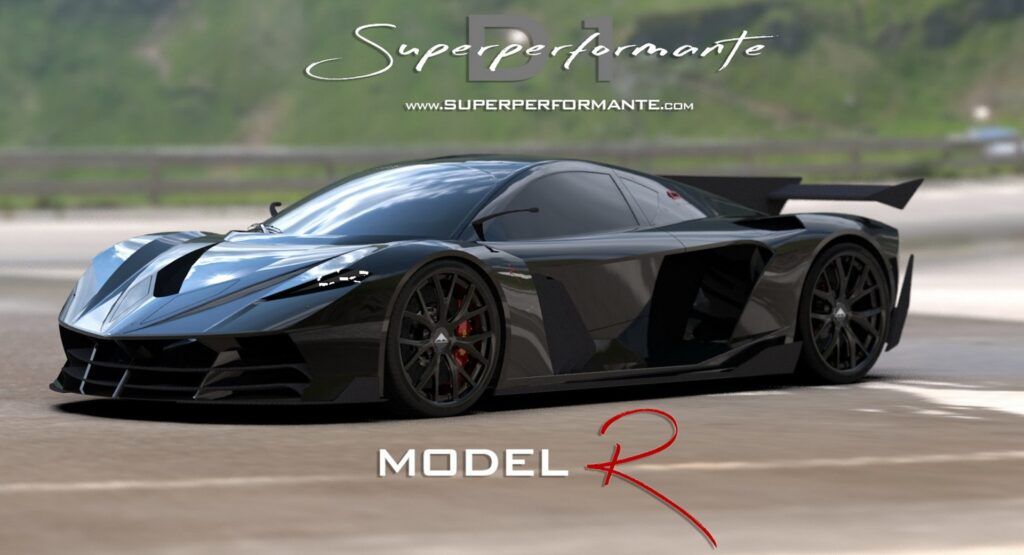 Los esperanzados hiperautos italianos sueñan que su superdeportivo D-One también puede alcanzar las 300 MPH