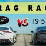 El Kia Stinger GT le enseña al Lexus IS 500 una o dos lecciones de carreras de resistencia